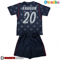Otroške Nogometnih dresov Združene države Folarin Balogun #20 Gostujoči SP 2026 Kratki rokavi (+ hlače)